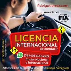 Como es la presentación de la licencia de conducir internacional